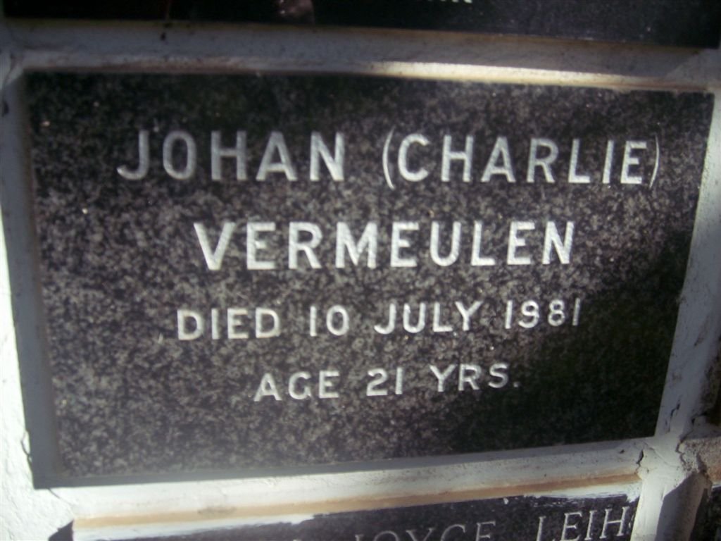 VERMEULEN Johan -1981