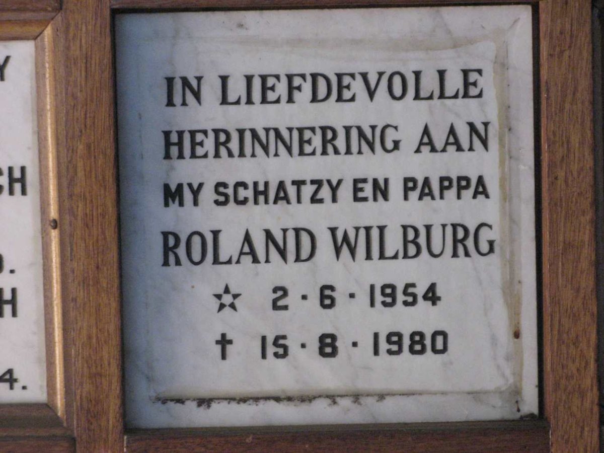 WILBURG Roland 1954-1980