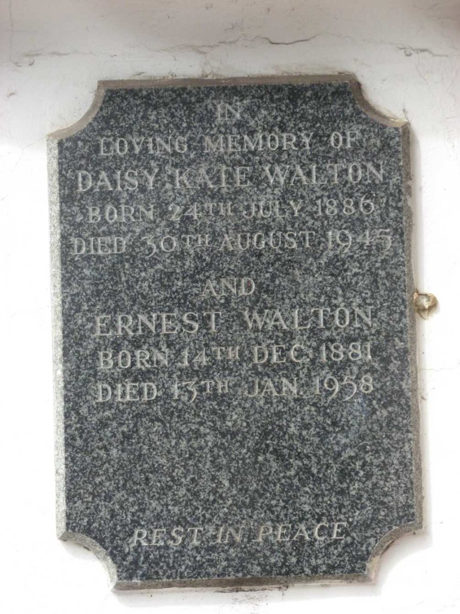 WALTON Ernest 1881-1958 &amp; Daisy Kate 1886-1945