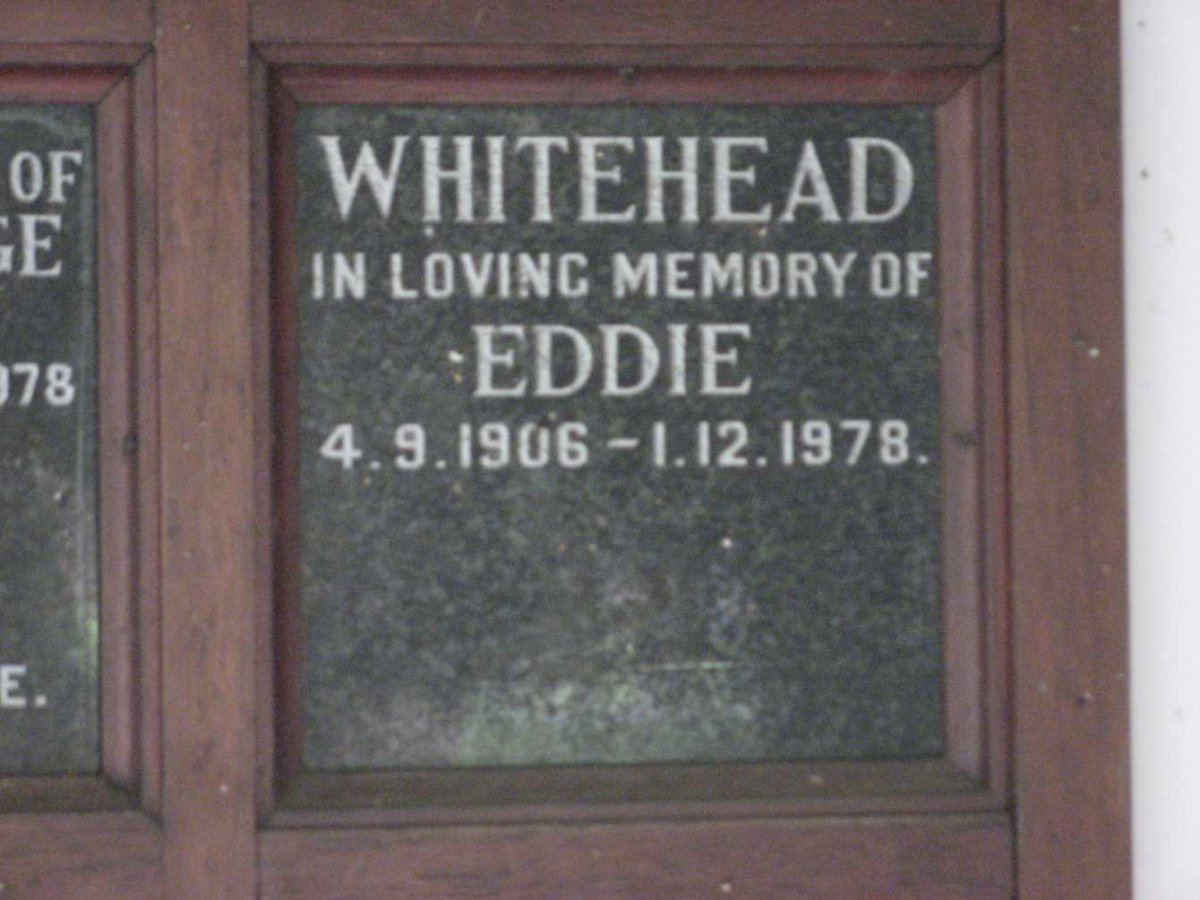 WHITEHEAD Eddie 1906-1978
