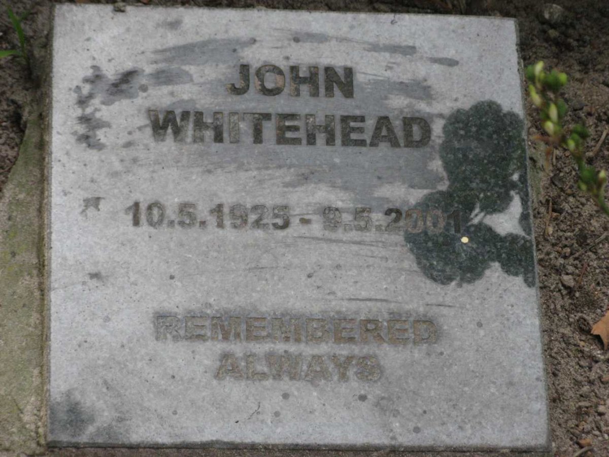 WHITEHEAD John 1925-2001