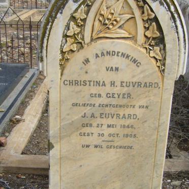 EUVRARD Christina H. nee GEYER 1846-1905