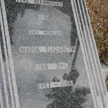 ZYL Maria Elizabeth, van 1857-1950