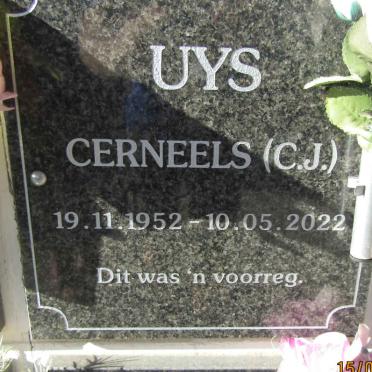 UYS Cerneels J. 1952-2022