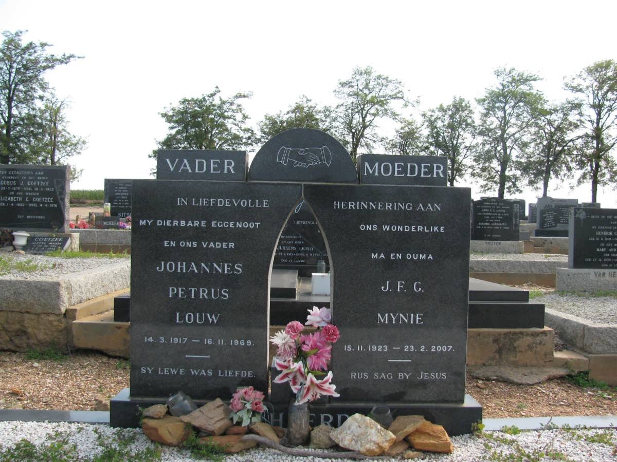 HEERDEN Johannes Petrus Louw, van 1917-1969 &amp; J.F.G. 1923-2007