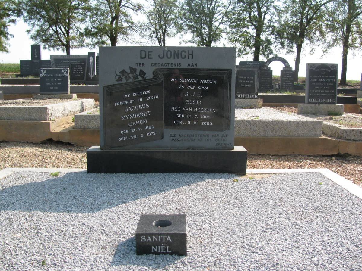 JONGH Jacobus Mynhardt, de 1896-1972 &amp; S.J.H. VAN HEERDEN 1905-2000