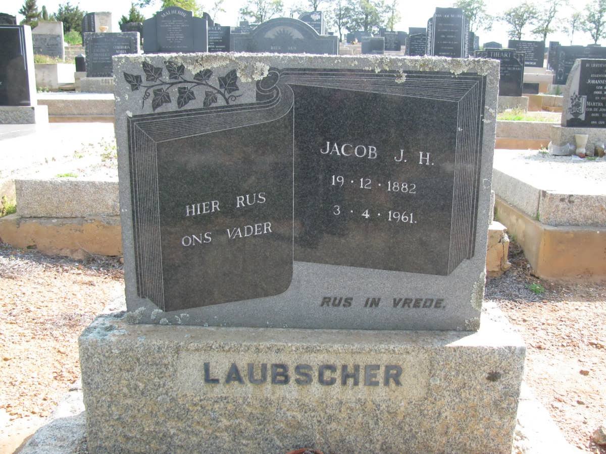 LAUBSCHER Jacob J.H. 1882-1961