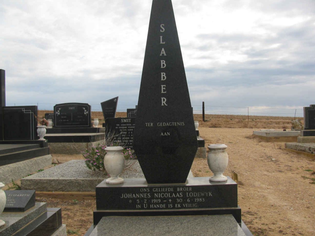 SLABBER Johannes Nicolaas Lodewyk 1919-1983