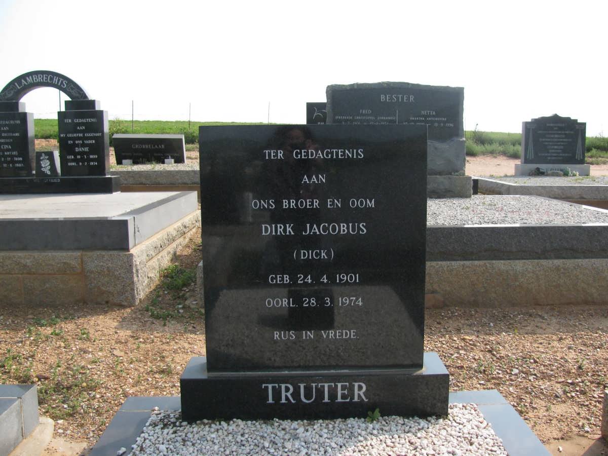 TRUTER Dirk Jacobus 1901-1974