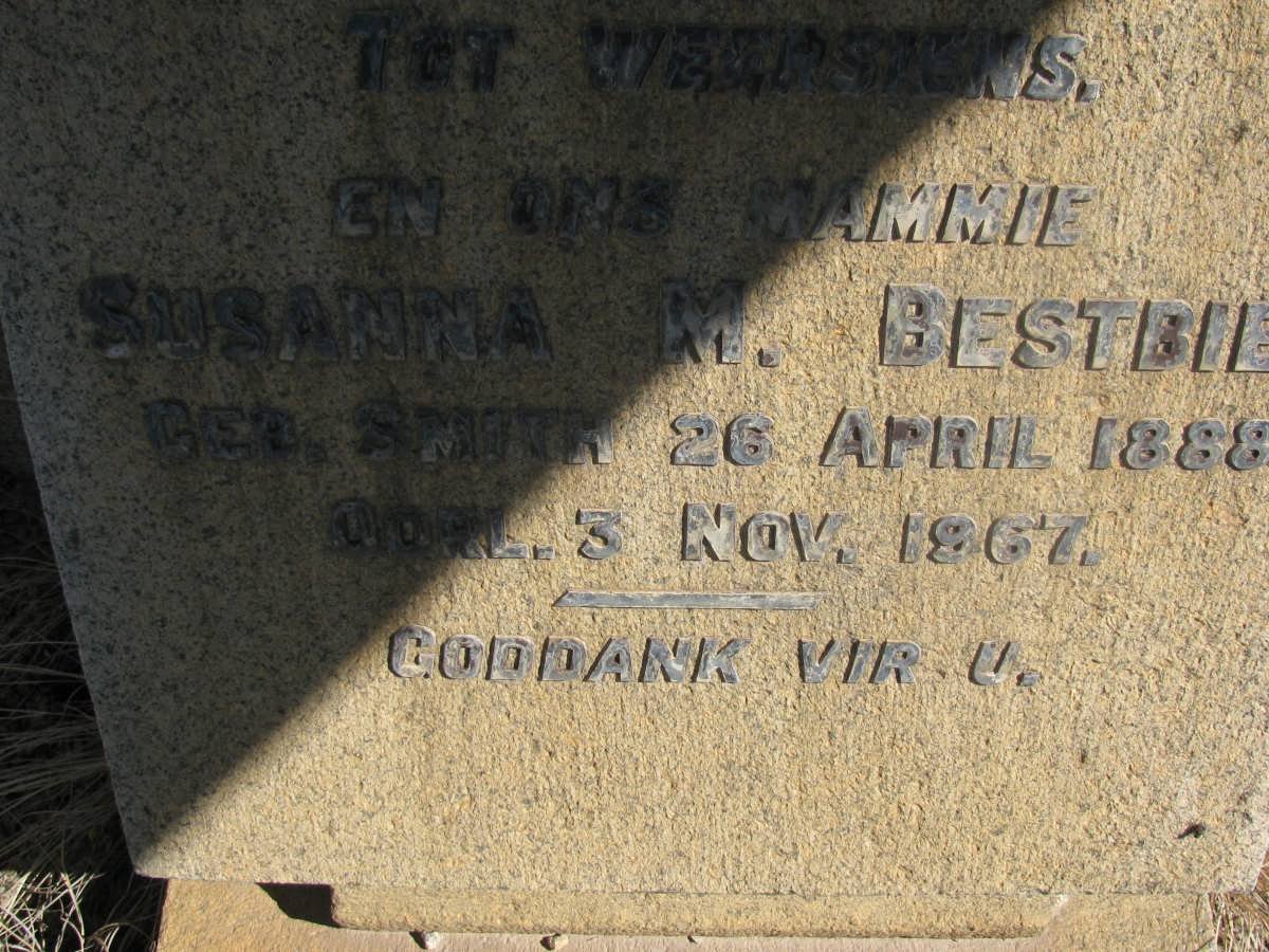 BESTBIER Cornelis J.N. -1934 &amp; Susanna M. 1888-1967