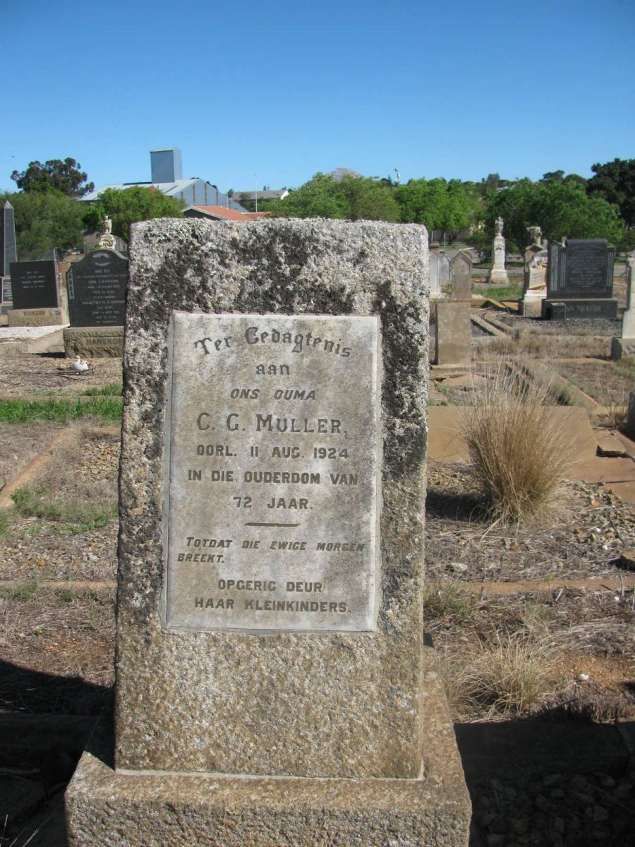 MULLER C.G. -1924