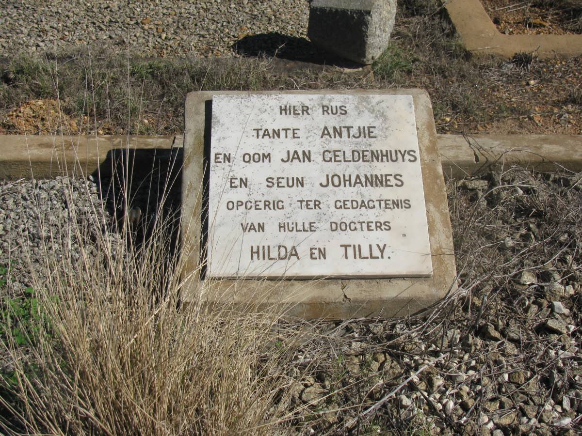 GELDENHUYS Jan &amp; Antjie :: GELDENHUYS Johannes