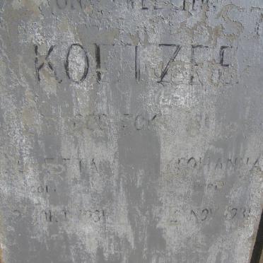 RUST Catharina Hendrina nee HANEKOM :: KOETZEE Aletta 1931-1931 :: KOETZEE Johanna 1931-1931