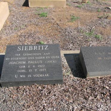 SIEBRITZ Joachim Paulus 1922-1977 :: SMIT P.G.C.