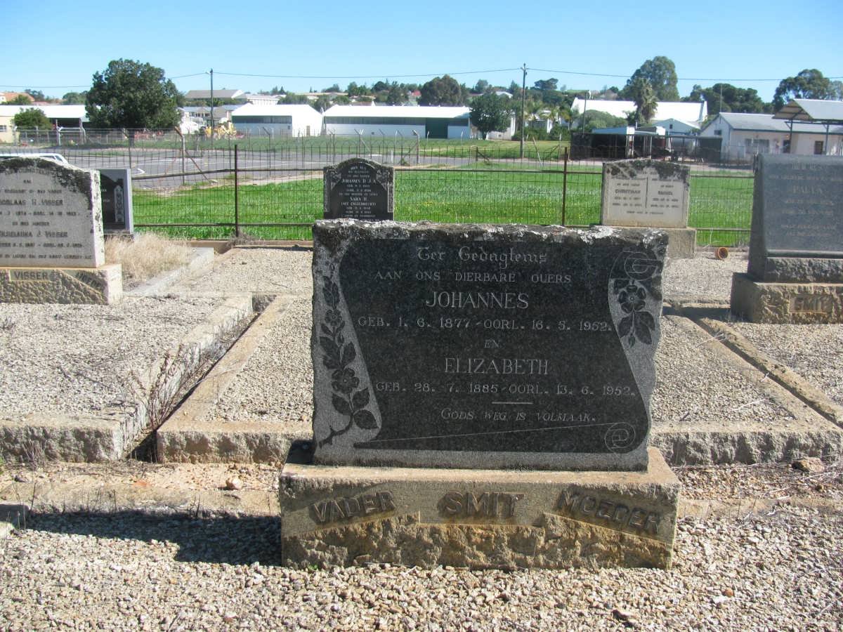 SMIT Johannes 1877-1952 &amp; Elizabeth 1885-1952