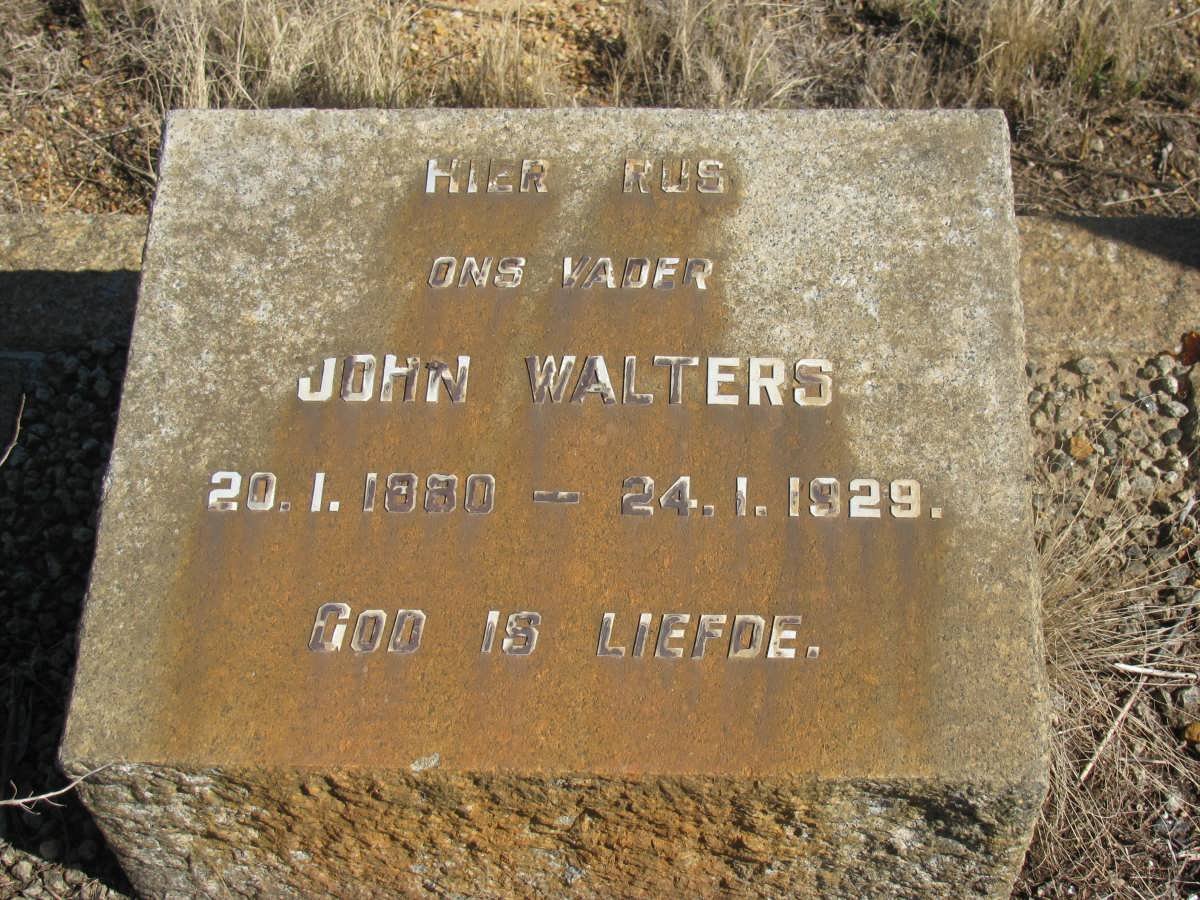 WALTERS John 1880-1929