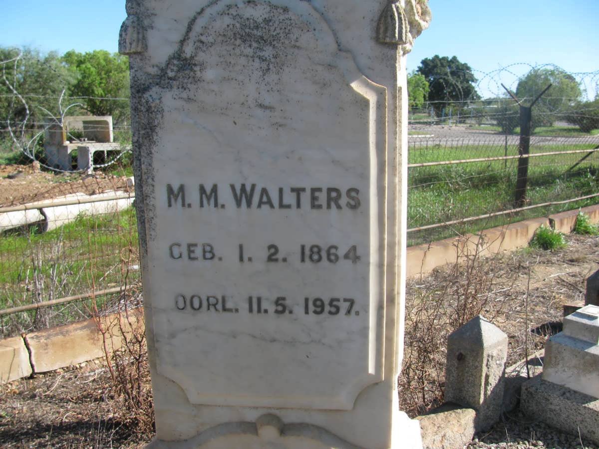 WALTERS M.M. 1864-1957 &amp; Maria Elizabeth RUST 1866-1933 :: WALTERS Maria Elizabeth 1896-1900