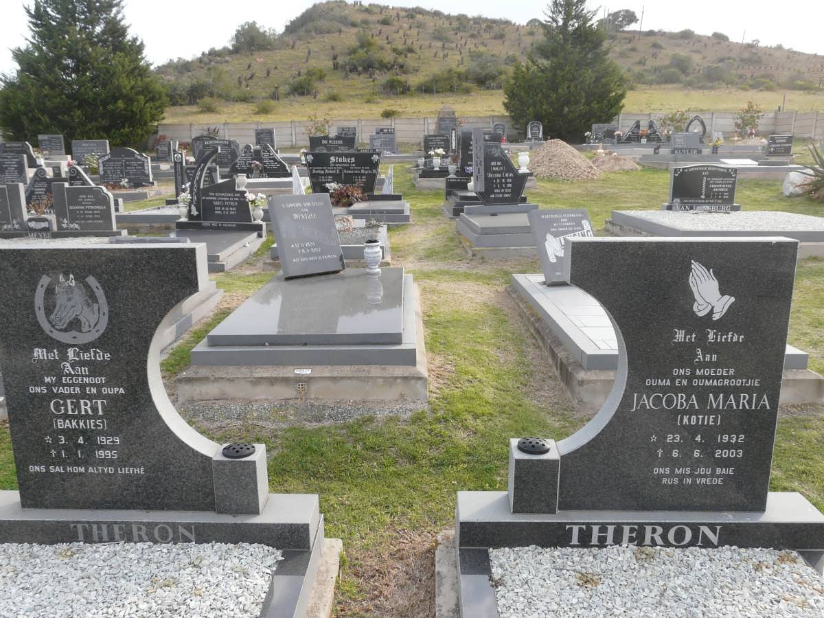 THERON Gert 1929-1995 &amp; Jacoba Maria 1932-2003