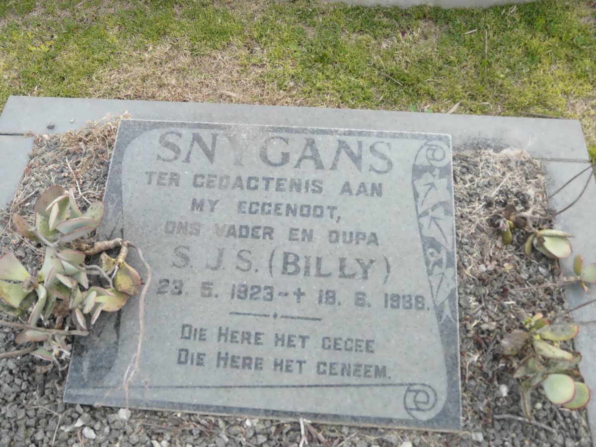 SNYGANS S.J.S. 1923-1988