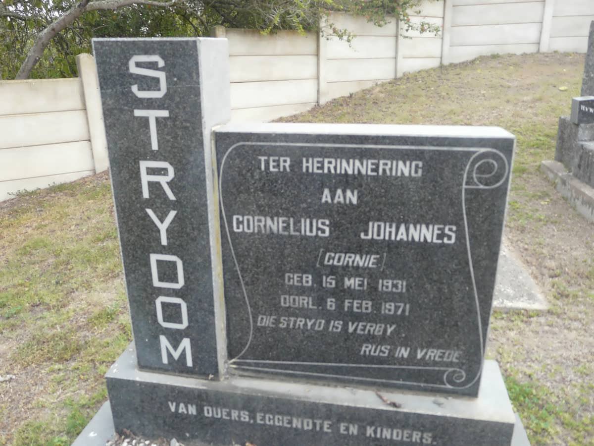 STRYDOM Cornelius Johannes 1931-1971