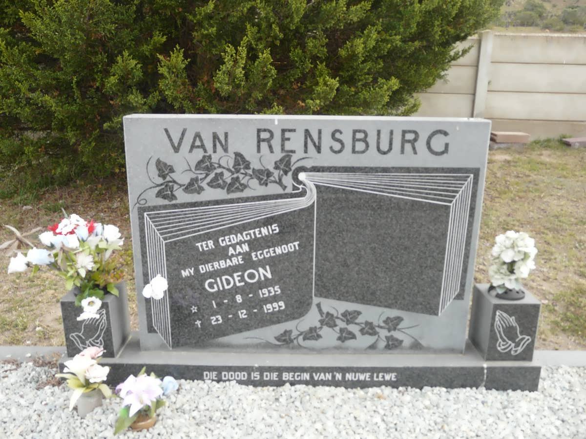 RENSBURG Gideon, van 1935-1999