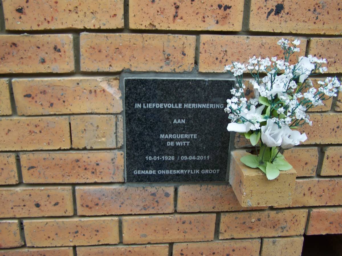 WITT Marguerite, de 1926-2011