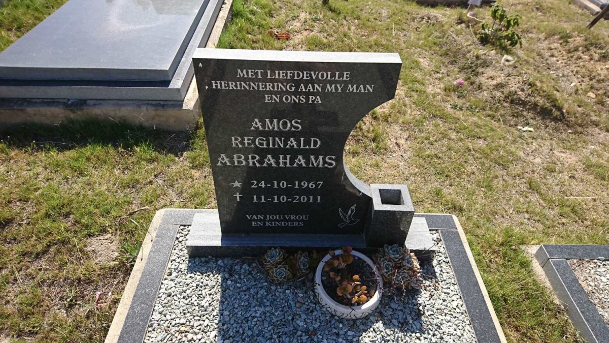 ABRAHAMS Amos Reginald 1967-2011