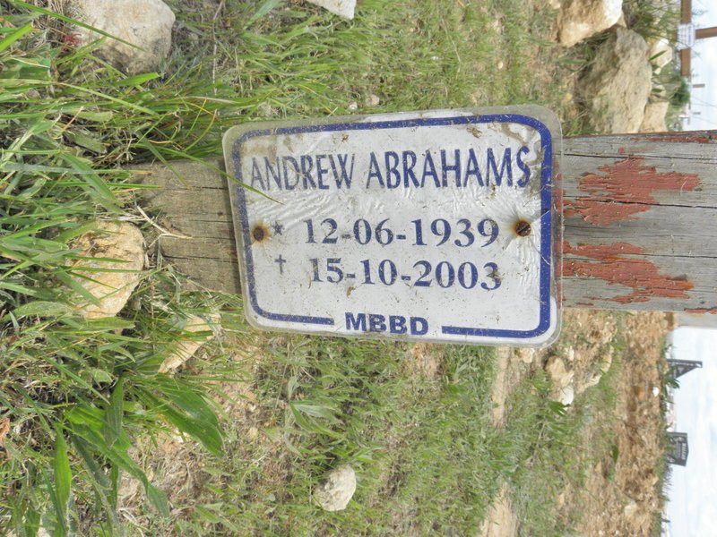 ABRAHAMS Andrew 1939-2003