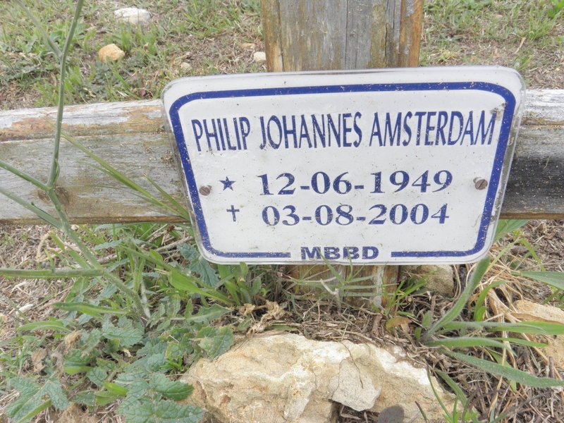 AMSTERDAM Philip Johannes 1949-2004