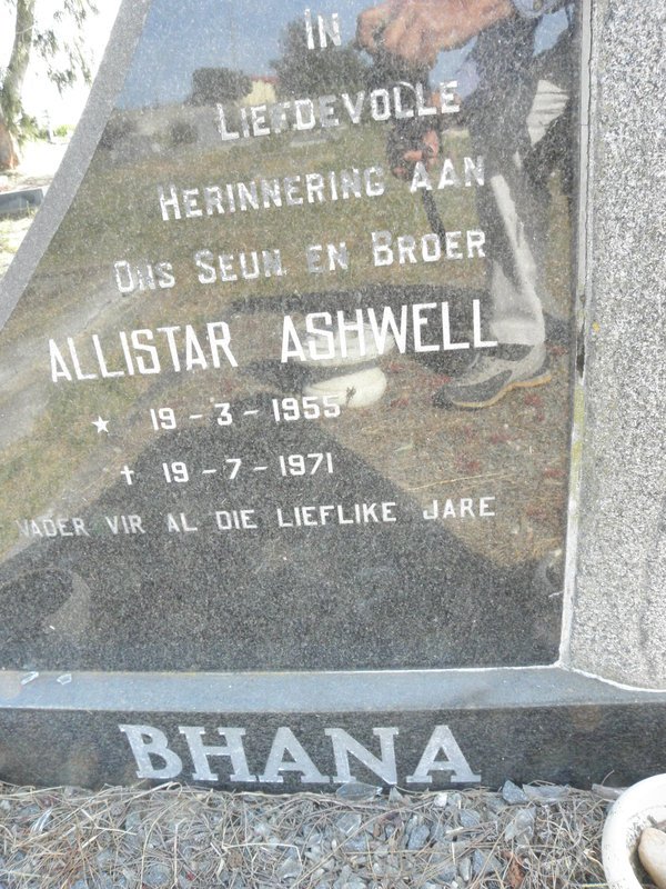 ASHWELL Allistar 1955-1971