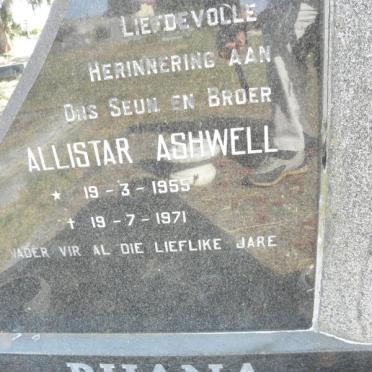 ASHWELL Allistar 1955-1971