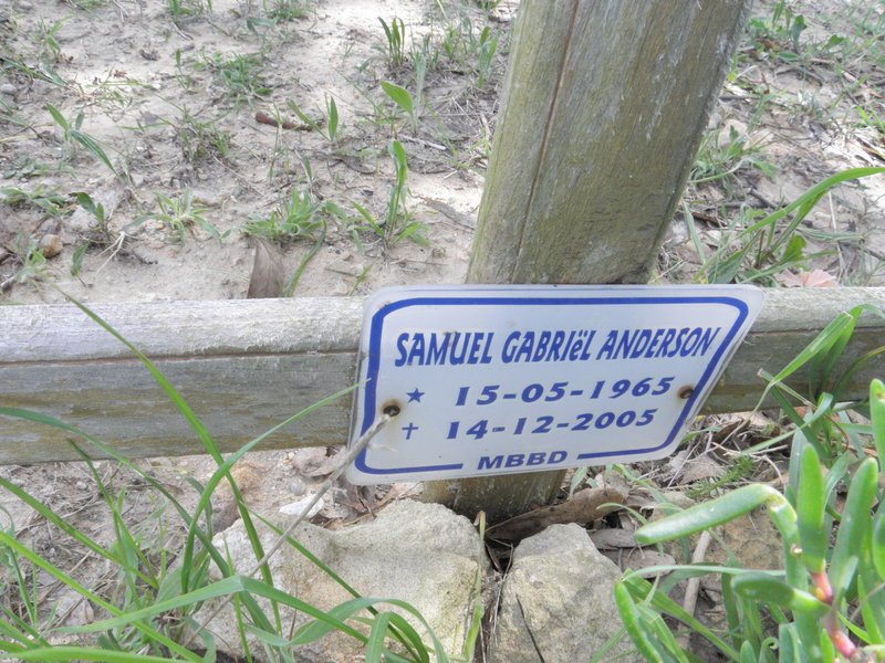 ANDERSON Samuel Gabriel 1965-2005