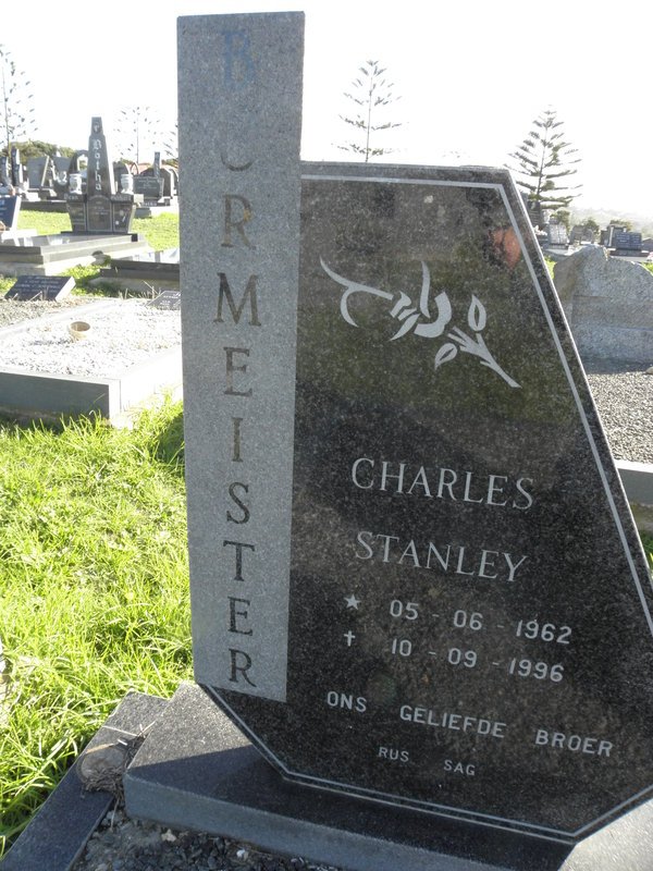 BORMEISTER Charles Stanley 1962-1996