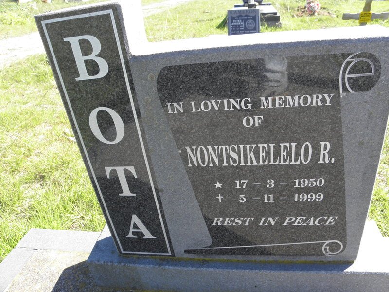 BOTA Nontsikelelo R. 1950-1999