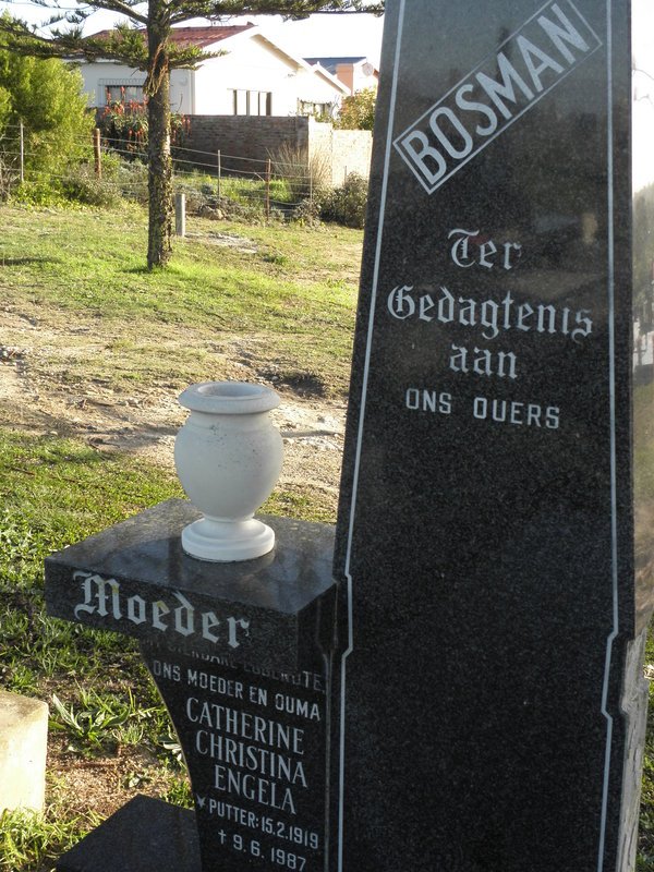 BOSMAN Catherine Christina Engela nee PUTTER 1919-1987
