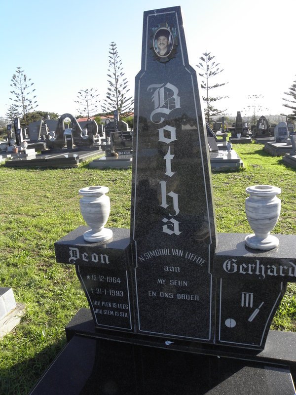BOTHA Deon Gerhard 1964-1993