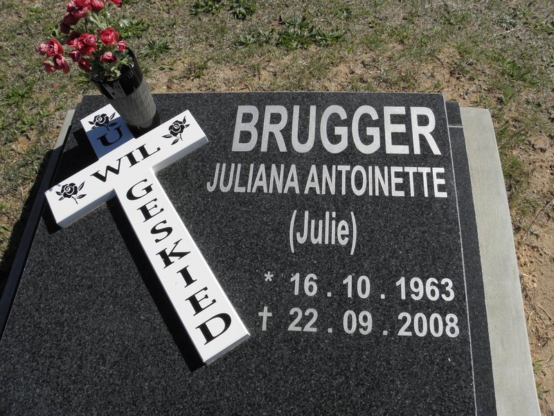 BRUGGER Juliana Antoinette 1963-2008