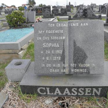 CLAASSEN Sophia 1912-1978