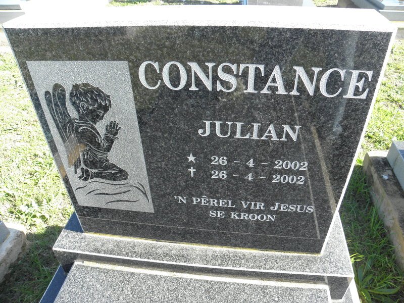 CONSTANCE Julian 2002-2002