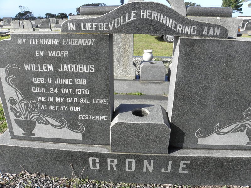 CRONJE Willem Jacobus 1916-1970