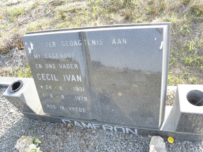 CAMERON Cecil Ivan 1931-1979