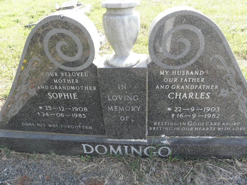 DOMINGO Charles 1903-1982 &amp; Sophie 1908-1985