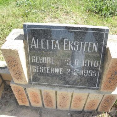 EKSTEEN Aletta 1910-1995