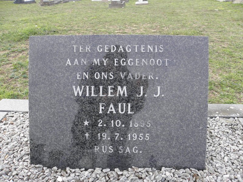 FAUL Willem J.J. 1895-1955