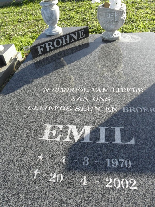 FROHNE Emil 1970-2002