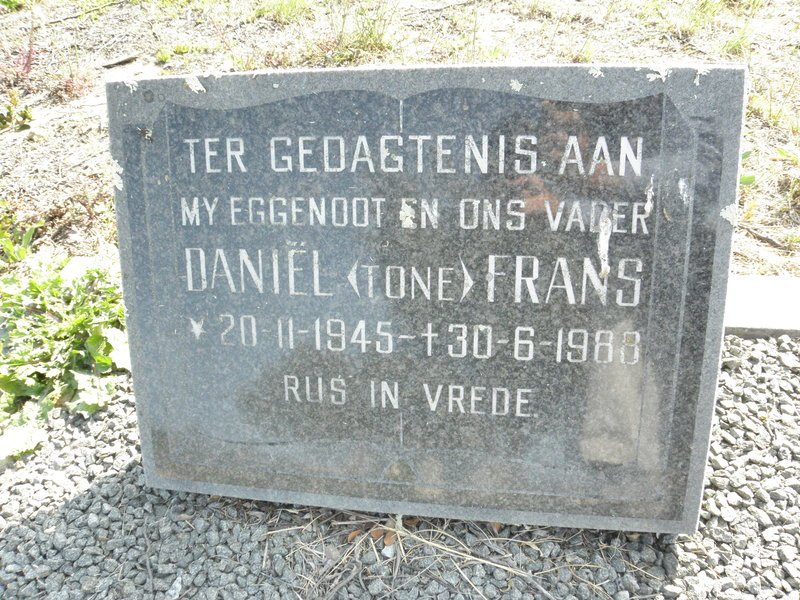 FRANS Daniël 1945-1988