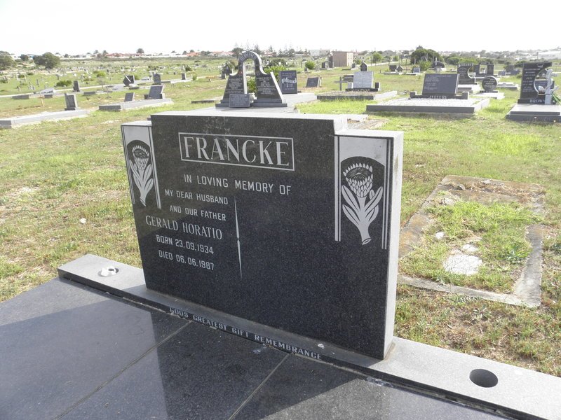 FRANCKE Gerald Horatio 1934-1987