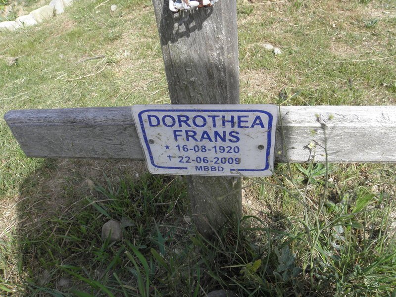 FRANS Dorothea 1922-2009