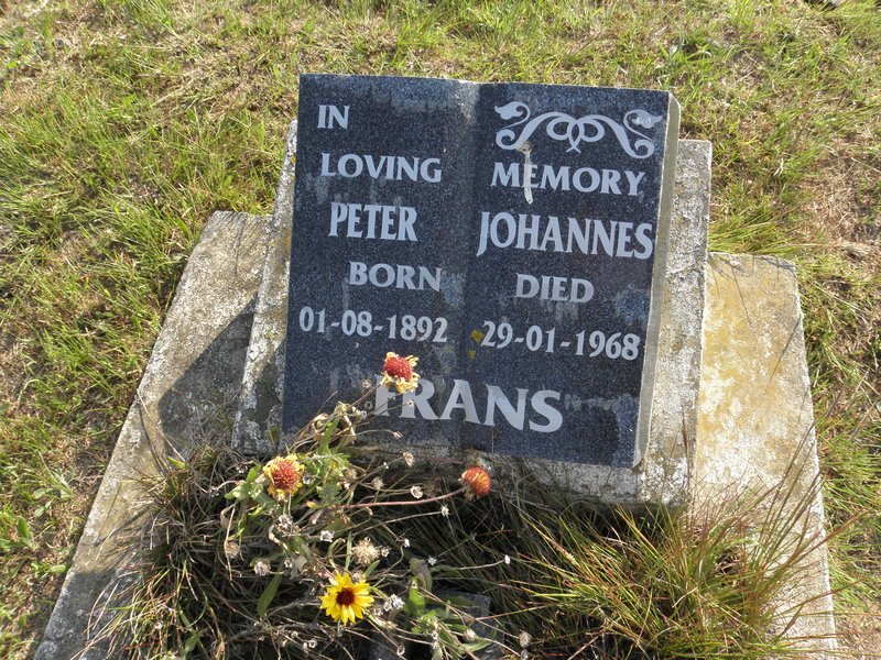 FRANS Peter Johannes 1892-1968