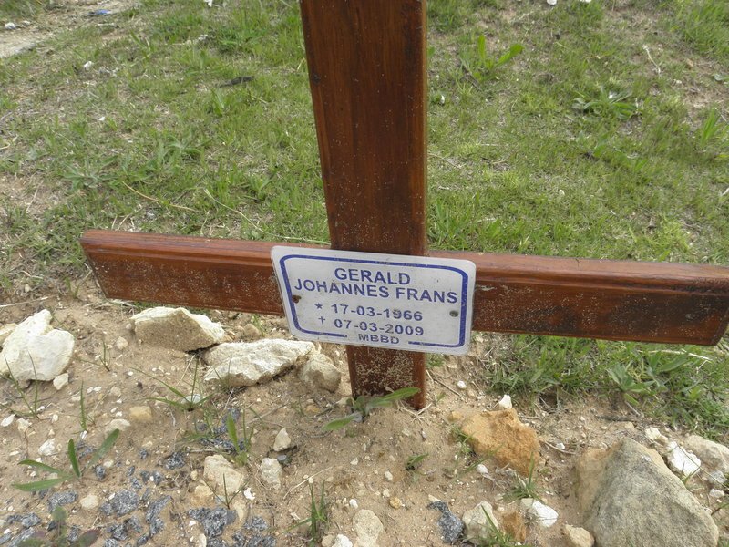 FRANS Gerald Johannes 1966-2009